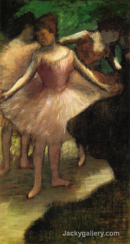 Three Dancers in Pink by Edgar Degas paintings reproduction